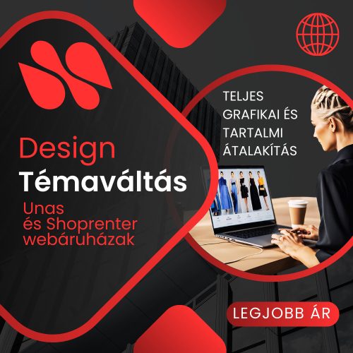 Shoprenter és Unas Webáruház Design téma váltás (sablonváltás)