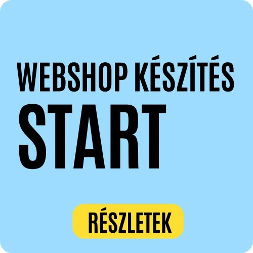 Webshop készítés START csomag (Unas vagy Shoprenter)