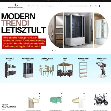 Butortrendelek.hu webáruház ötlettől a teljes kivitelezésig