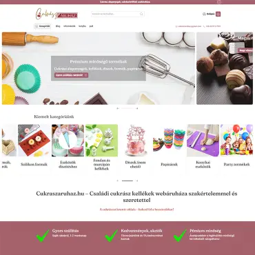 Cukrászáruház: Új Unas áruház, Triton sablonnal