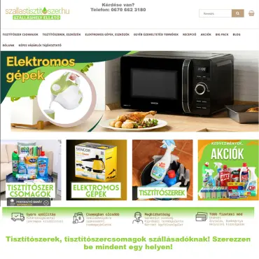 Szállástisztítószer új áruház készítése (Unas)