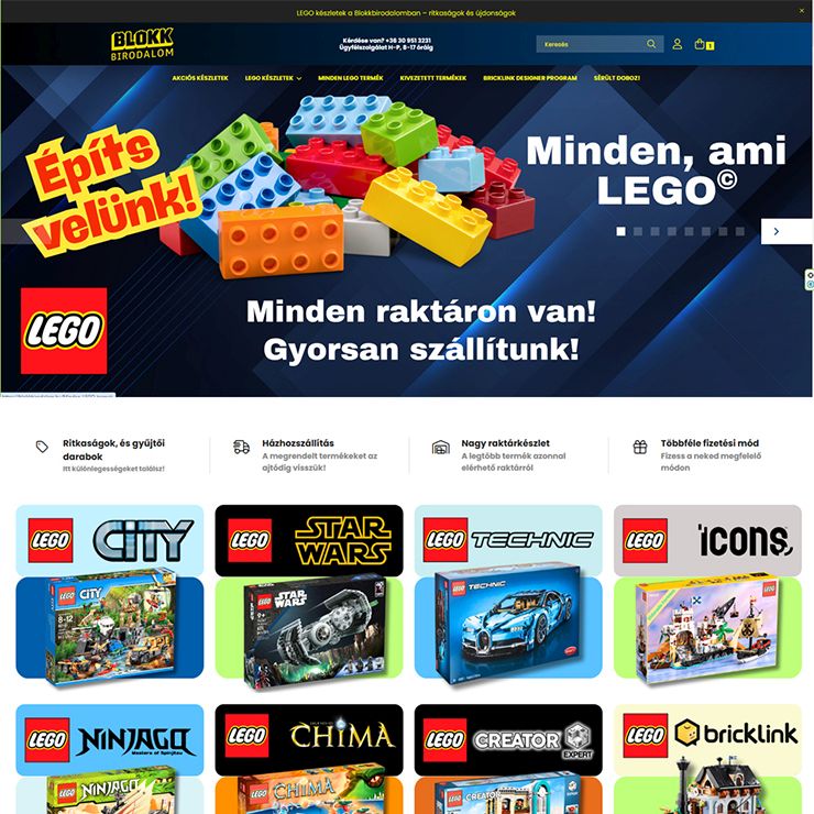 Webáruház referencia