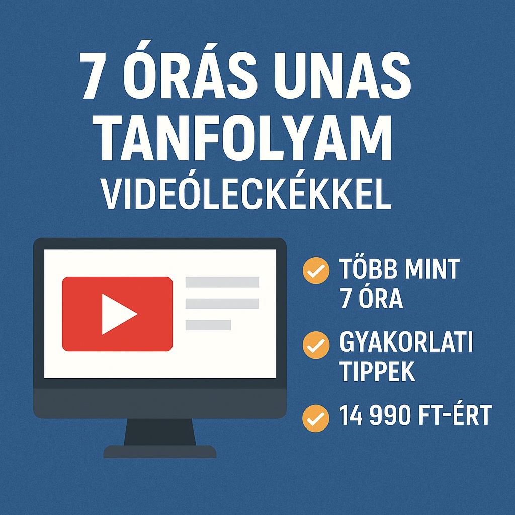 Így kerülhetsz előnybe az Unas tanfolyammal, a videóleckékkel